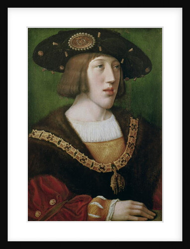Portrait of Charles V 1516 by Bernard van Orley