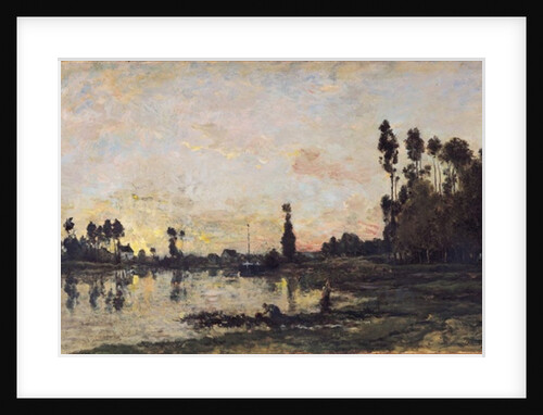 Sunset on the Oise, 1865 by Charles Francois Daubigny