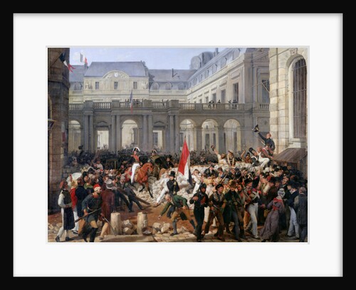 The Duke of Orleans Leaves the Palais-Royal and Goes to the Hotel de Ville on 31st July 1830, 1832 by Antoine Charles Horace Vernet