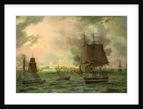 The Bombing of Cadiz by the French on 23rd September 1823, 1824 by Louis Philippe Crepin