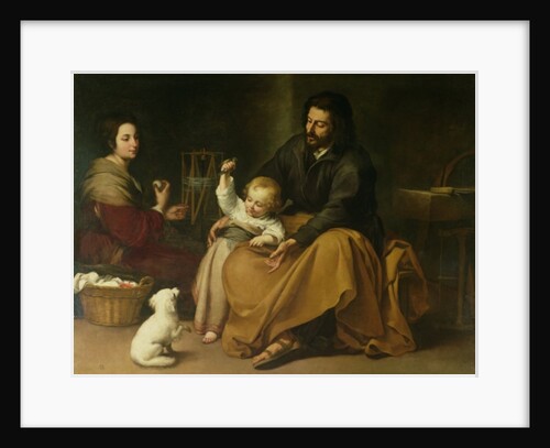 The Holy Family with the Little Bird, c.1650 by Bartolome Esteban Murillo