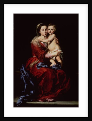 The Virgin of the Rosary, c.1650 by Bartolome Esteban Murillo