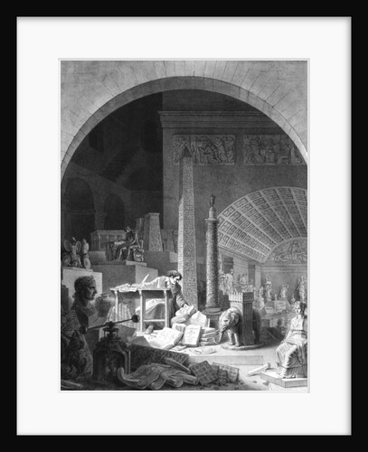 Dominique Vivant Denon cataloguing the Louvre Collection by Benjamin Zix