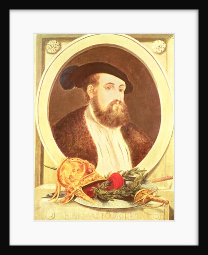 Portrait of Hernan Cortes by Spanish School