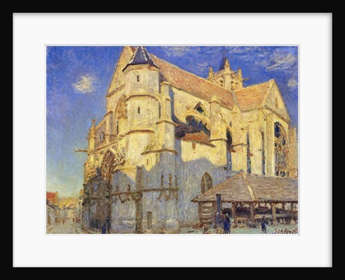 The Church at Moret, Frosty Weather, 1893 by Alfred Sisley