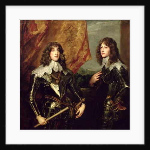 Prince Charles Louis Elector Palatine and his Brother, Prince Rupert of the Palatinate, 1637 by Anthony van Dyck