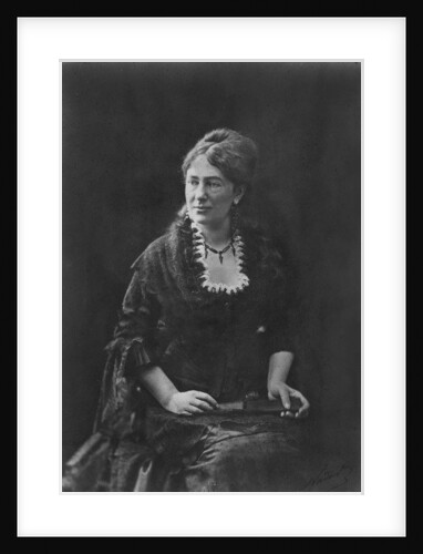 Portrait of Juliette Adam by (1820-1910) Nadar