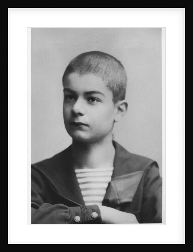 Portrait of Aleksandar Obrenovic, King of Serbia, 1889 by French Photographer