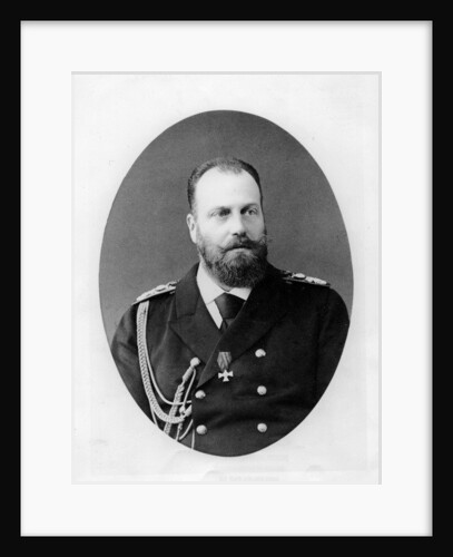 Portrait of Alexis Alexandrovitch Romanov, Grand Duke of Russia by French Photographer