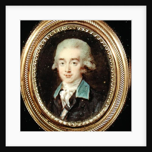 Portrait miniature of Count Hans Axel von Fersen, 18th century by Noel Halle