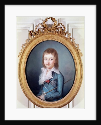 Medallion Portrait of Louis-Charles King Louis XVII of France by Alexandre Kucharski