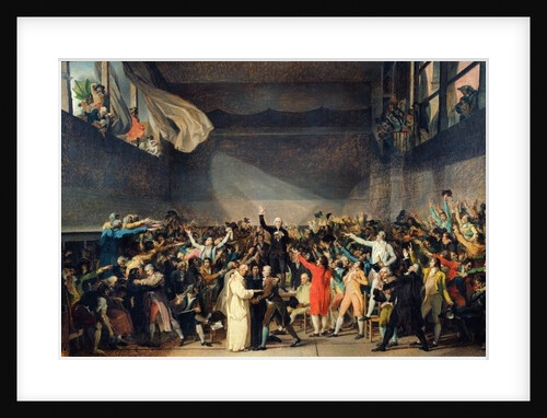 The Tennis Court Oath, 20th June 1789, 1791 by Jacques Louis David