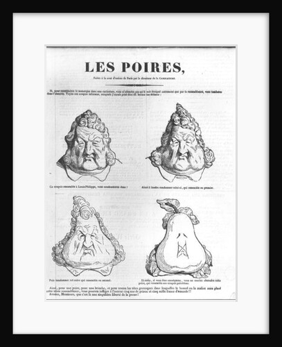 Les Poires by Charles Philipon