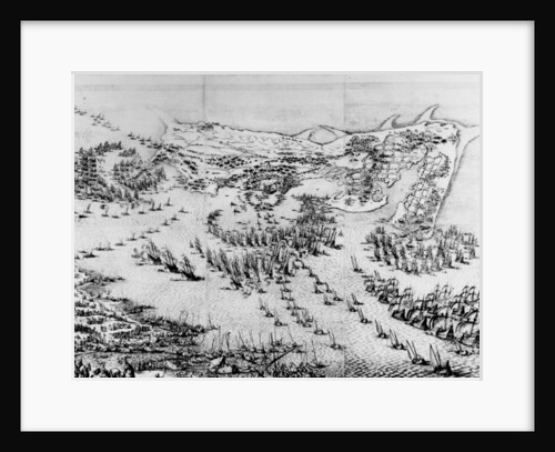 The Siege of the Citadel of Saint-Martin-de-Re in 1627, 1628-31 by Jacques Callot
