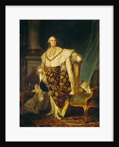 Louis XVI, King of France in Coronation Robes, 1777 by Joseph Siffred Duplessis