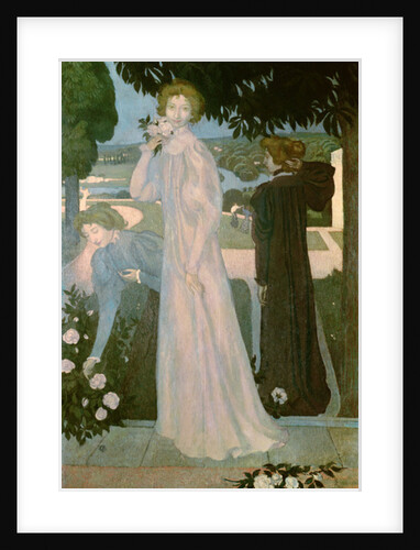 Portrait of Mademoiselle Yvonne Lerolle in Three Poses, 1897 by Maurice Denis
