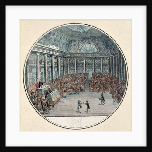 The Deputies of the Commune Meeting in the National Assembly, 17th June 1789 by French School