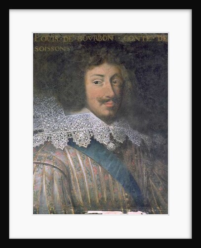 Portrait of Louis of Bourbon Count of Soissons by French School