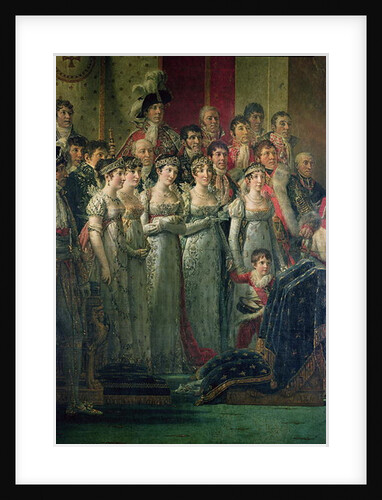 The Consecration of the Emperor Napoleon and the Coronation of the Empress Josephine by Pope Pius VII 2nd December 1804, 1807 by Jacques Louis David