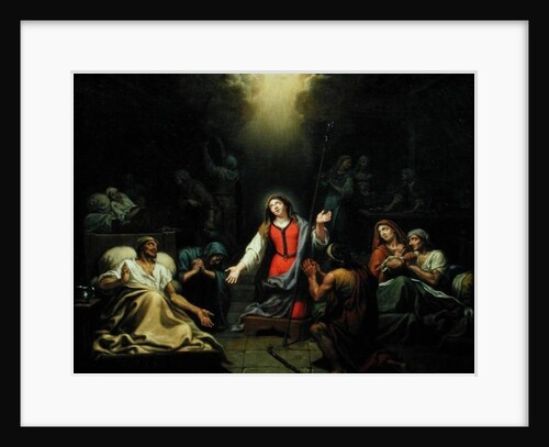 St. Genevieve Protecting the Ill, 1680 by Francois Verdier