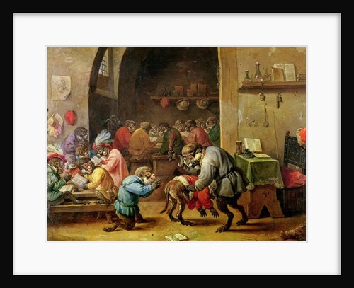 The Monkeys at School by David the Younger Teniers