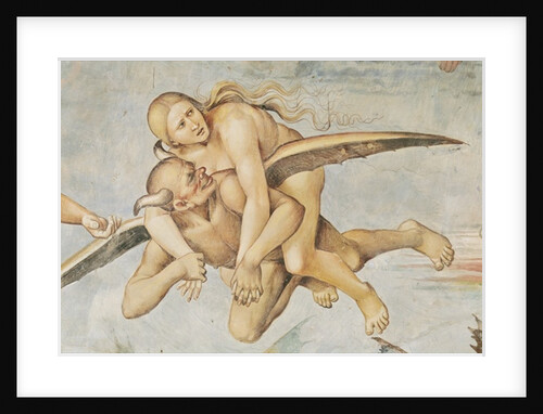 One of the Damned Riding on a Devil by Luca Signorelli