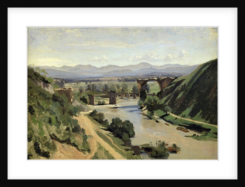 Narni, The Bridge of Augustus over the Nera by Jean Baptiste Camille Corot