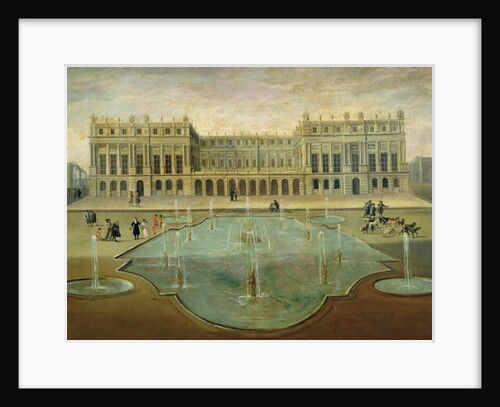 Chateau de Versailles from the Garden Side, before 1678 by French School