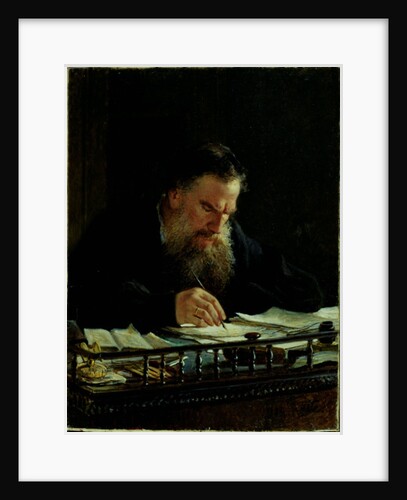 Portrait of Lev Tolstoy by Nikolai Nikolajevitch Gay