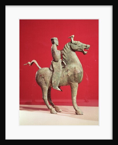 Man on horseback, from Wu-wei, Kansu, Eastern Han Dynasty by Chinese School