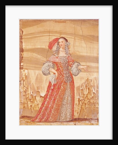 Portrait of Madeleine Bejart in the role of Madelon in 'Les Precieuses' by Moliere after 1659 by French School