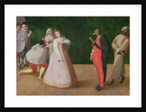 The Commedia dell'Arte Company by French School
