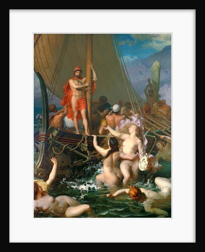 Ulysses and the Sirens by Leon-Auguste-Adolphe Belly
