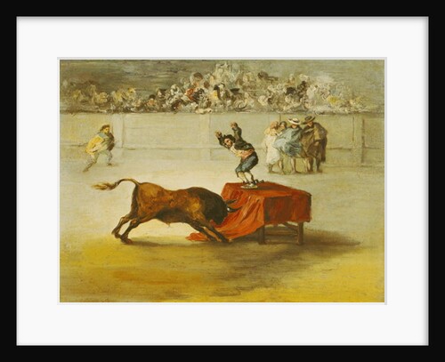 Martincho's Other Folly in the Bull Ring at Saragossa, after a painting by Francisco Goya by Eugenio Lucas y Padilla