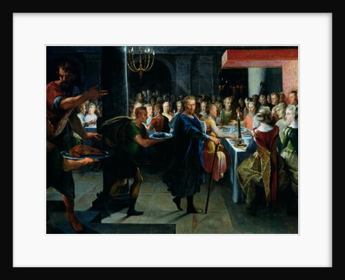 Dice Offering a Banquet to Francus, in the Presence of Hyante and Climene by Toussaint Dubreuil