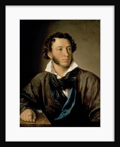 Portrait of Alexander Pushkin, 1827 by Vasili Andreevich Tropinin