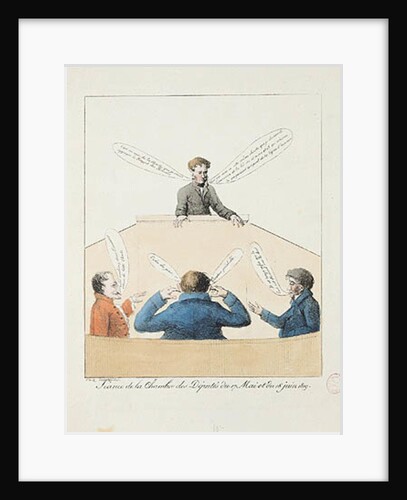 Meeting of the Chamber of Deputies from 17th May to 18th June 1819 by French School
