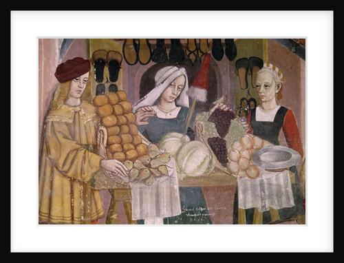 The Fruit Sellers' Stand by Italian School