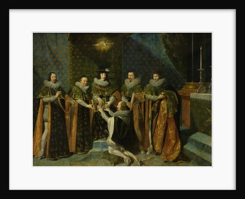 Louis XIII Receiving Henri d'Orleans Duc de Longueville, into the Order of the Saint Esprit, 1633 by Philippe de Champaigne