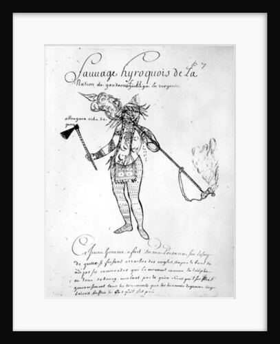Iroquois Indian of Canada by French School