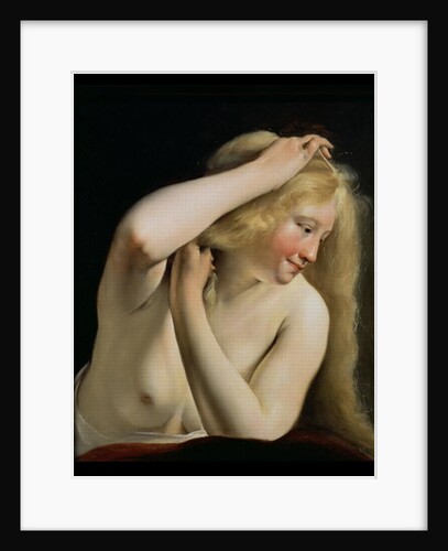 Young Woman Combing Her Hair by Salomon de Bray