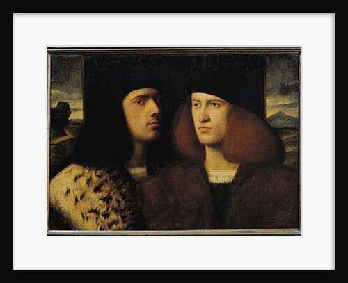 Portrait of Two Young Men by Italian School
