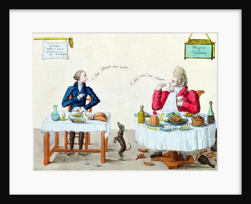 Portrait of a Glutton by French School