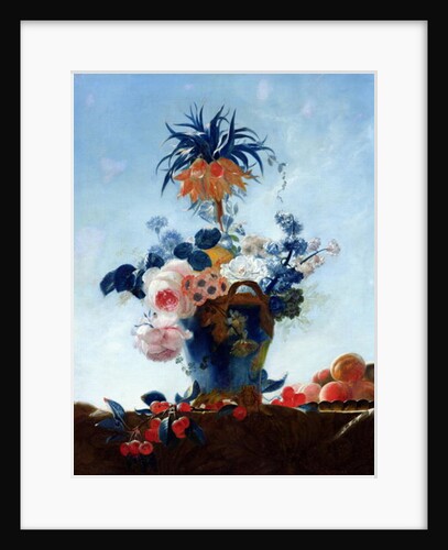 Vase with Flowers by French School