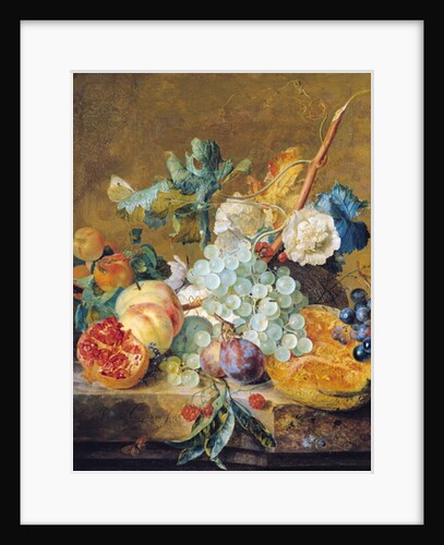 Flowers and Fruit, 18th century by Jan van Huysum