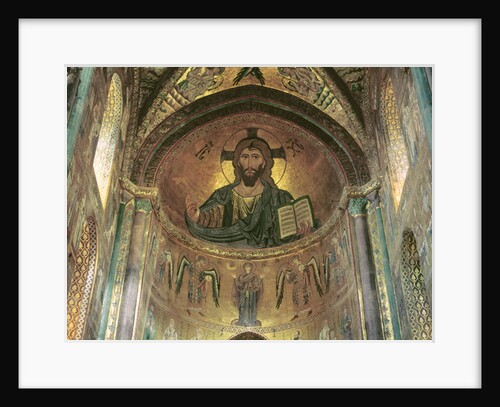 View of the apse depicting the Christ Pantocrator and the Virgin at Prayer Surrounded by Archangels, 1148 by Byzantine School