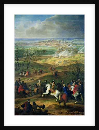 The Siege of Mons by Louis XIV 9th April 1691 by French School