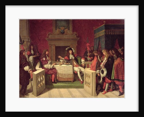 Moliere Dining with Louis XIV 1857 by Jean Auguste Dominique Ingres