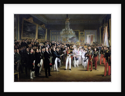 The Chamber of Deputies at the Palais Royal Summoning the Duke of Orleans, 7th August 1830 by Francois Joseph Heim