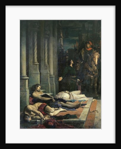 The Body of Etienne Marcel is Shown to Dauphin Charles of France, future Charles V, 2nd August 1358 by Benjamin Ulmann